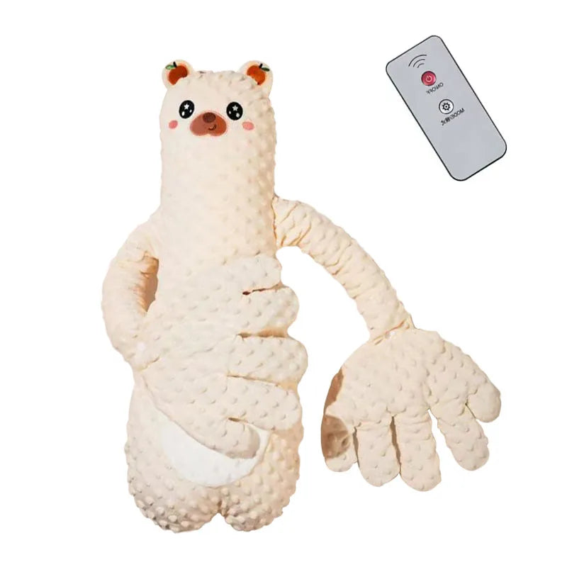 Baby Sleeping Patting Doll with Soothing Palm Remote Control Electric Baby Hand Pillow Soothing Palm Patting for Toddler Gift
