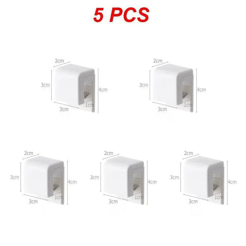 Punch-free Toothpaste Holder Wall-mounted Hook Holders Storage Rack Facial Cleanser Toothpaste Organizer Bathroom Accessories