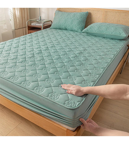 Waterproof Fitted Sheet Quilted Mattress Cover Mattress Protector for Old Child Twin Full Quuen King Size 160*200 Mattress Cover