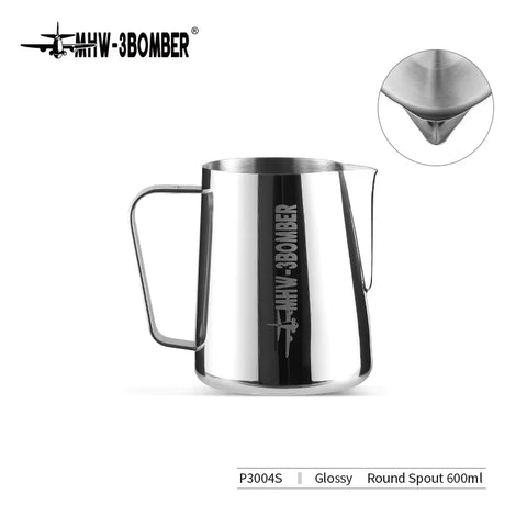 MHW-3BOMBER 3.0 Milk Frothing Pitcher 450/600ml Stainless Steel Steam Milk Pitcher Jug for Espresso Latte Art Coffee Accessories