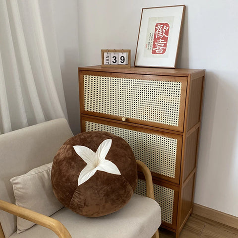 1pc Sofa Bay Window Cushion Bedroom Room Decoration Ins Style Cute Little Ornaments Mushroom Tomato Cushion Pillow