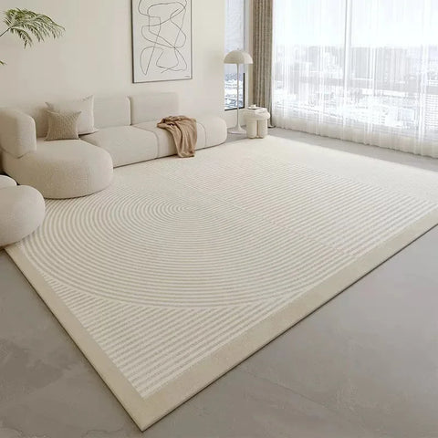VIKAMA Scandinavian Style Carpet Living Room Stain-resistant Easy to Take Care of the Cool Carpet Full Sofa Carpet Non-slip Rug