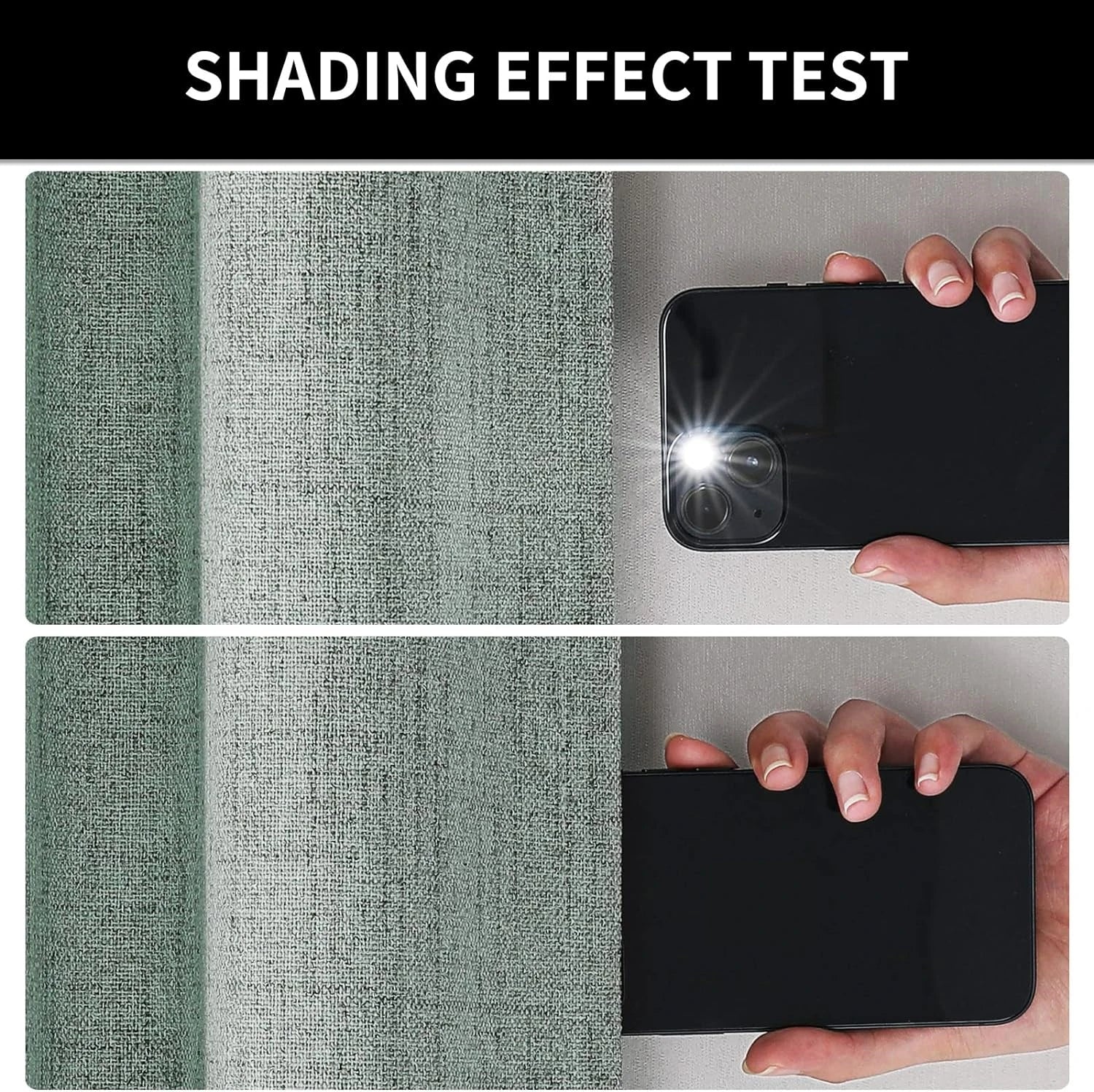 350m Height Solid Color Living Room Curtains 100% Blackout For Faux Linen Bedroom High Ceiling Window Curtain
