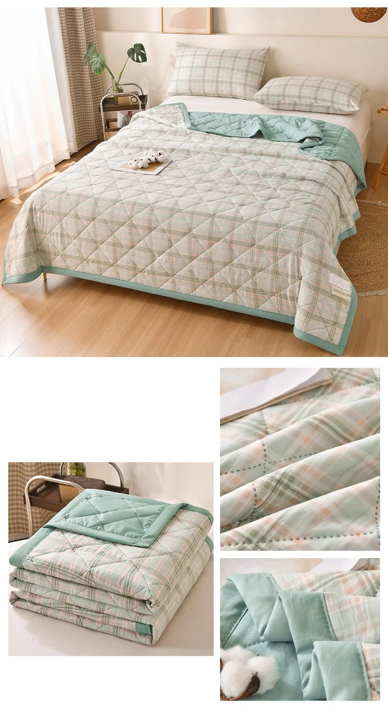 Cool Feeling Quilt Adults Kids Room Comforter 150x200/180x200/200x230cm Blanket Summer Duvet couette de lit (No Pillowcase)