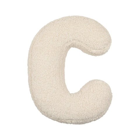 26 Lamb Wool Letter Children's Toy Bedroom Sofa Decoration Pillow Toddler Sleep Soothing Pillow Cushion Pillow Background Set
