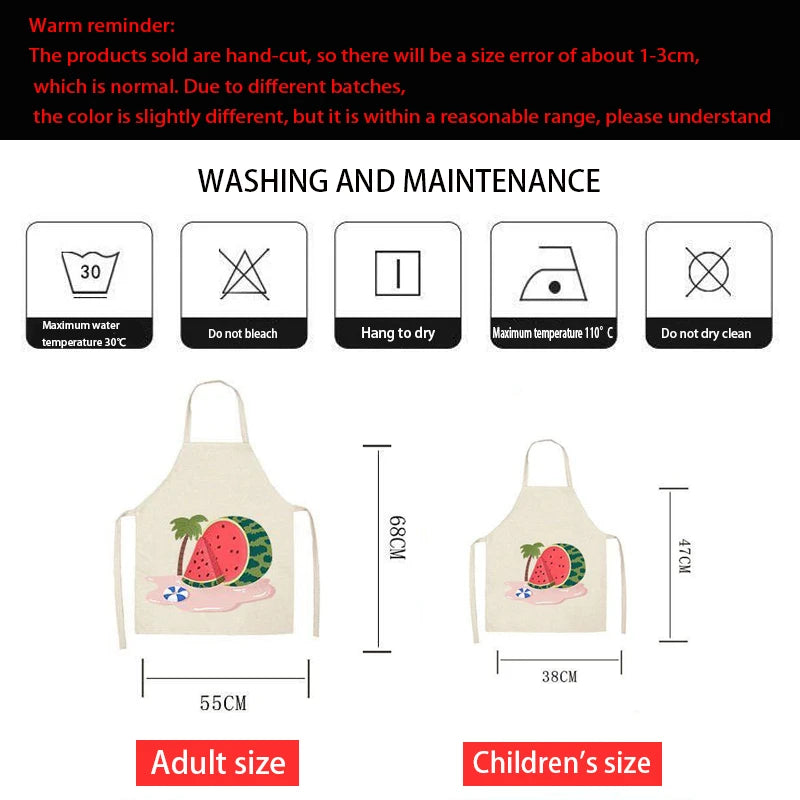 New Sanrio Cartoon Series ApronPainting anti-fouling anti-dirty apron work clothes kitchen hot pot bib