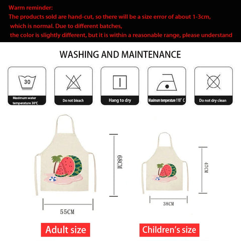 New Sanrio Cartoon Series ApronPainting anti-fouling anti-dirty apron work clothes kitchen hot pot bib
