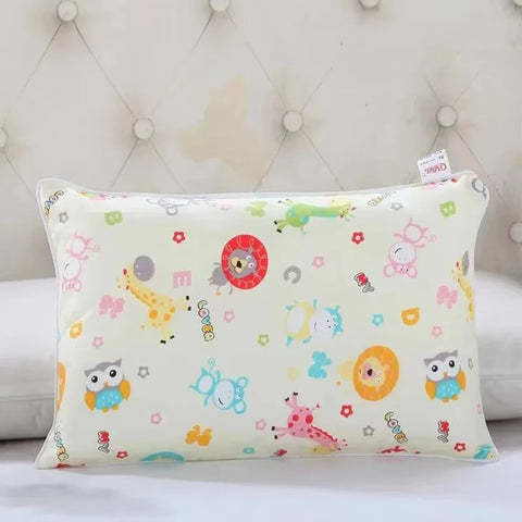 Four Season Universal Child Pillow Cartoon Style Cotton Baby Comfortable Pillowcase Kindergarten Student High Quality Pillowcase