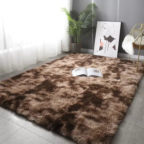 Gray Carpet for Living Room Plush Rug Bed Room Floor Fluffy Mats Anti-slip Home Decor Rugs Soft Velvet Carpets Kids Room Blanket