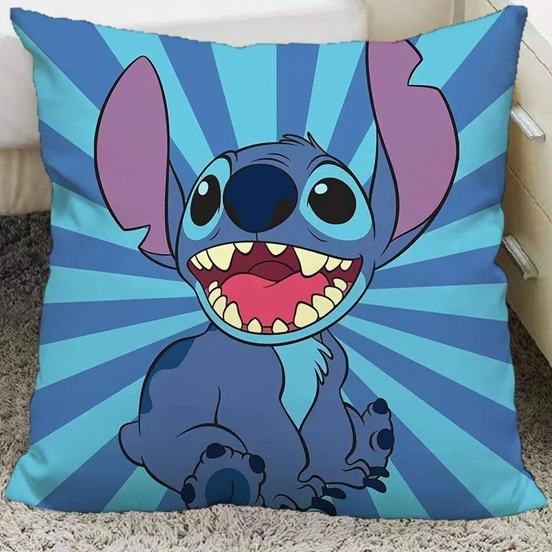 Cute interstellar baby Stitch pillow cover polyester material living room sofa cushion cover bedroom room home decoration