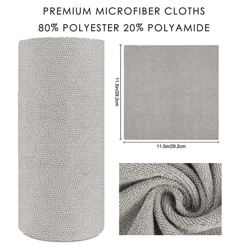 Microfiber Dishcloths, 50pcs/set Reusable Tear Away Microfiber Towels for Kitchen House Garage