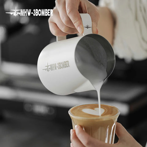 MHW-3BOMBER 3.0 Milk Frothing Pitcher 450/600ml Stainless Steel Steam Milk Pitcher Jug for Espresso Latte Art Coffee Accessories