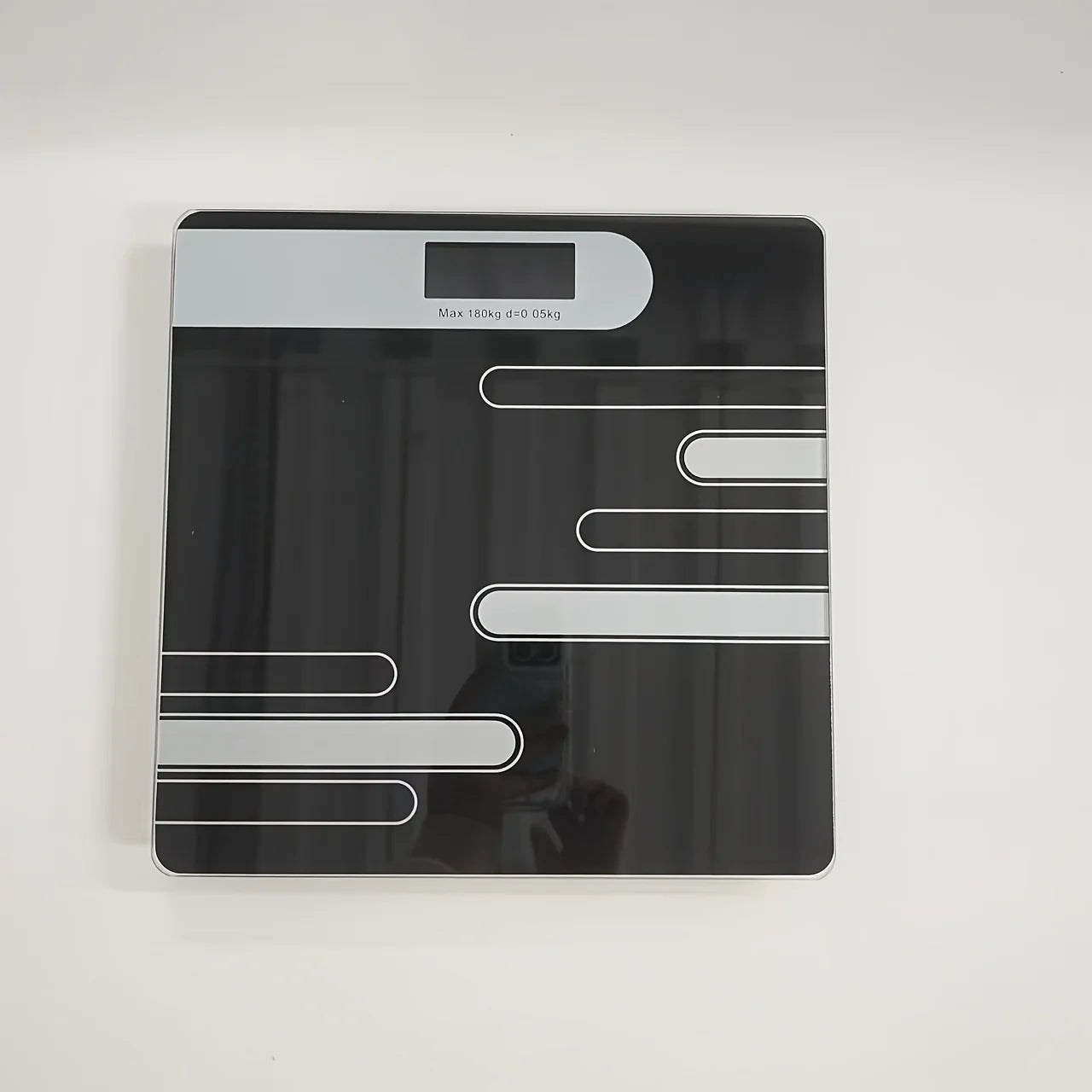 1 Piece Stylish Digital Bathroom Scale with LCD Display High Precision Floor Health Scale Battery Powered for Home Use