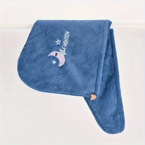 1pc Quickly Dry Hair Hat Super Absorbent Soft Bathroom Women Head Towels Girls Cute Hair Towel Hair Dry Wrap Bonnets