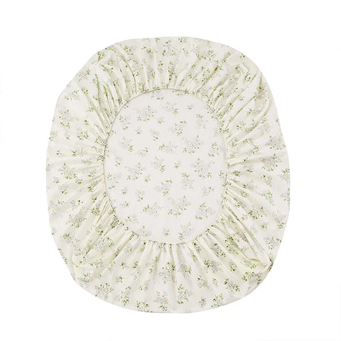 3PC Floral Bed Sheet Set  Bedroom Printed Bed Cover 100%Polyester Elastic Band Around Mattress Cover King Size Bed Cover