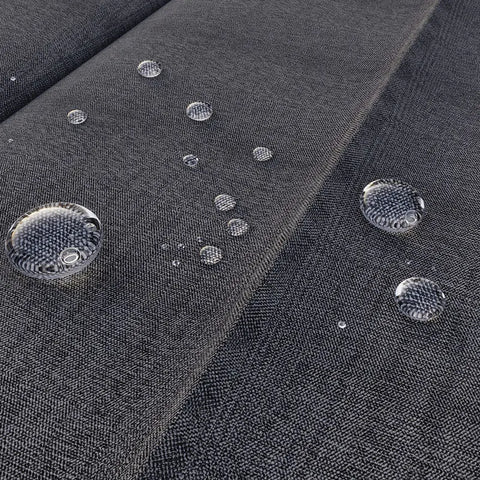 Laminated Imitation Linen Multi-color Large Ring Waterproof Strong Thick Cloth Opaque Shower Curtain, Suitable for Bathroom Use