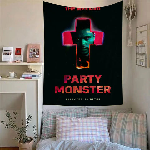 The Weeknd DIY Wall Tapestry Bohemian Wall Tapestries Mandala Home Decor