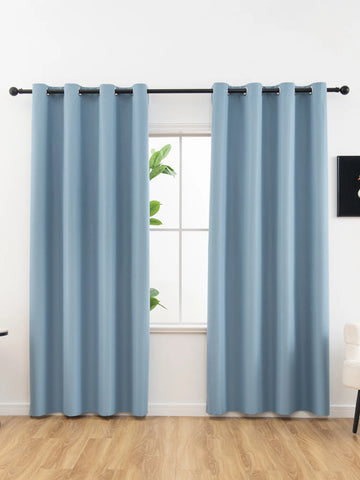 1pc Blackout Curtain with Coated Insulated Lining, Ideal for Living Room, Bedroom, Kitchen, Bathroom, Home Decor, Room Decor