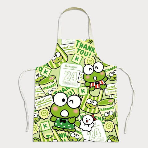 New Sanrio Cartoon Series ApronPainting anti-fouling anti-dirty apron work clothes kitchen hot pot bib