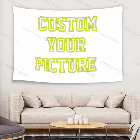 Customized Tapestry Boho Mandala Tapestries Witchcraft Wall Tapestry Print Your Photo Hippie Wall Hanging Blanket Tapestry