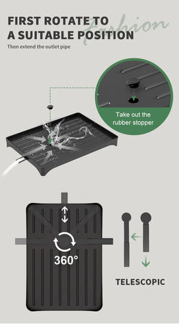 2 tier,dish drying rack,Cutlery rack with spout and draining tray,cutlery holder,cup holder,kitchen countertop storage rack
