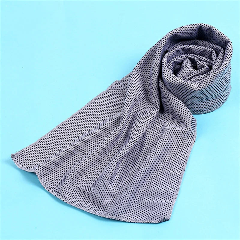 Cooling Towel Workout Towel Ice, Microfiber Towel Soft Breathable Chilly Towel for Sports Yoga Gym Outdoor Ice Towel for Neck