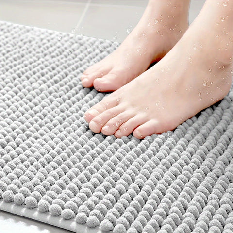 2025 Flannel Circular Corner Bath Mat Non-Slip Soft Thicked Floor Mat for Bathroom Absorbent Non-slip Door Mat Home Decoration