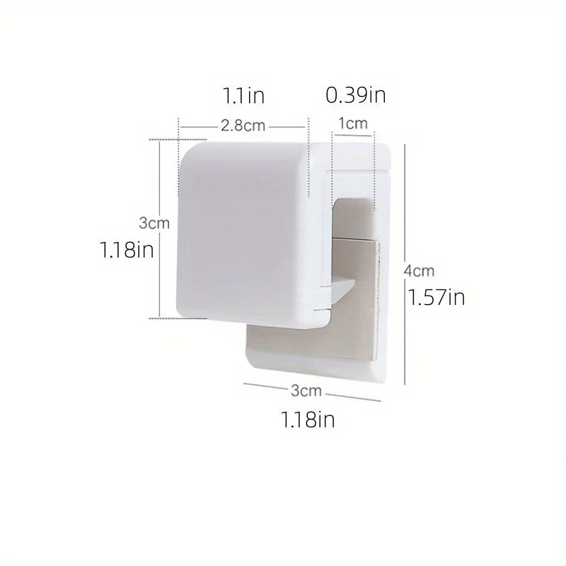 Punch-free Toothpaste Holder Wall-mounted Hook Holders Storage Rack Facial Cleanser Toothpaste Organizer Bathroom Accessories
