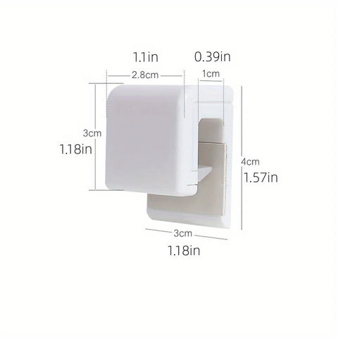 Punch-free Toothpaste Holder Wall-mounted Hook Holders Storage Rack Facial Cleanser Toothpaste Organizer Bathroom Accessories