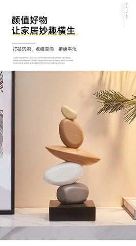 Factory Direct Generation of Light Luxury Art Resin Desktop Ornaments Decorative Living Room Office Wine Cooler TV Cabinet