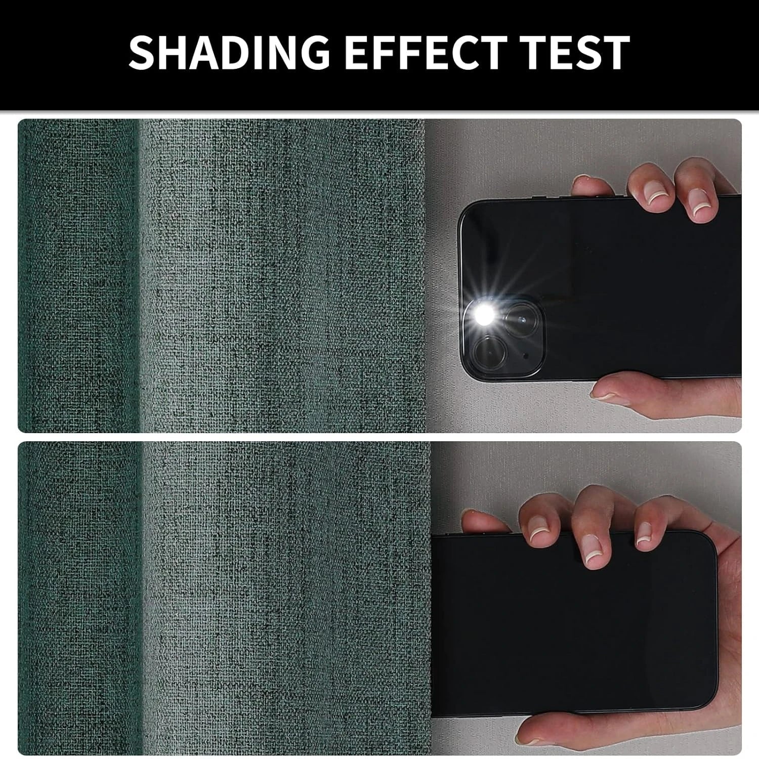 350m Height Solid Color Living Room Curtains 100% Blackout For Faux Linen Bedroom High Ceiling Window Curtain