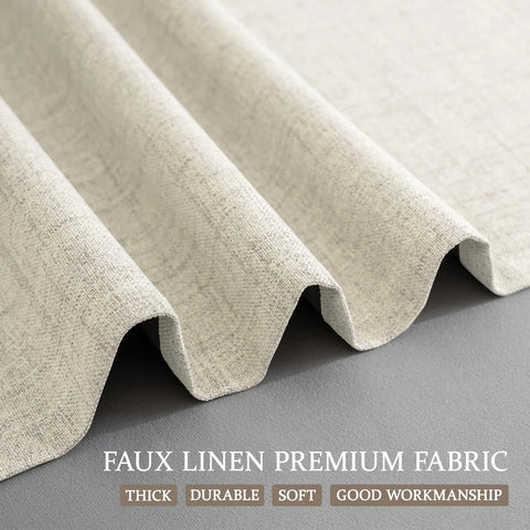 350m Height Custom Made 310CM Length 100% Blackout Living Room Curtains For Faux Linen High Ceiling Bedroom Window Curtain