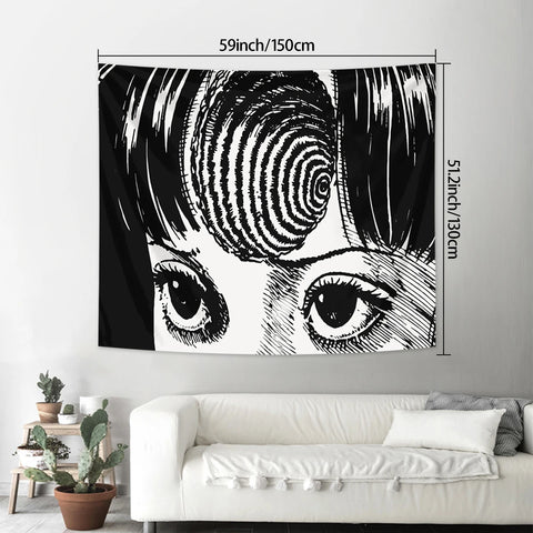 1pc Interesting Tapestry, Personalized College Dormitory Decoration Human Body Cave Tapestry Art Decoration Wall Hanging