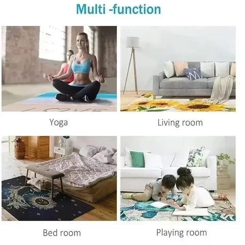 1pc Children's Educational City Life Playmat Rug Road Traffic System Carpet for Bedroom Playroom Fun Learning Floor Mat Safe Kid