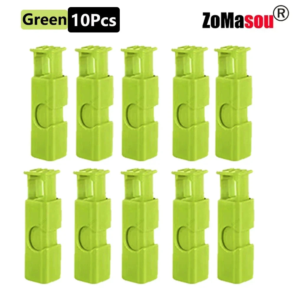 60-1Pcs Food Sealing Clips Bread Storage Bag Clips For Snack Wrap Bags Spring Clamp Reusable Kitchen Organization Sealing Clamp