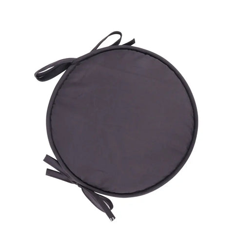 30/38cm Solid Color Round Garden Chair Pads Removable Tie-on Seat Cushion for Outdoor Bistro Stool Patio Home Dining