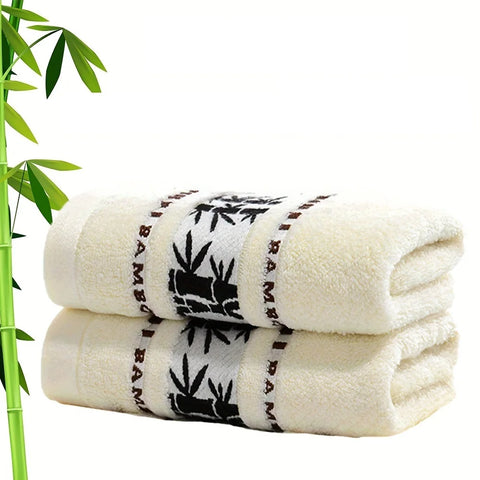Set of 1/4/6 Bamboo Fiber Towels Sets Home Bath Towels Adults Face Towel Thick Absorbent Luxury Bathroom Towels Toalha De Praia