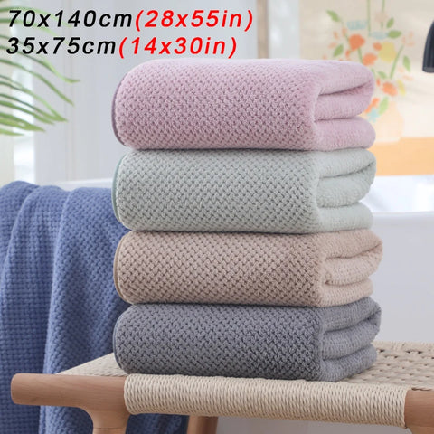 High quality thicken Coral velvet bath towel Soft Quick Absorbent Bath Towel Bathroom Hotel Eco-Friendly Beach Towel For Home