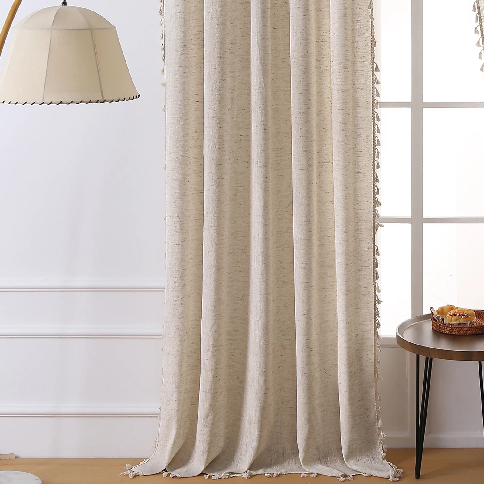 Modern simple wind pure color semi-blackout curtains soft balcony shade cloth simple atmo ju81sphere home curtains