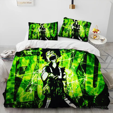 My Hero Academia Anime Cartoon Duvet Cover Set HD Comforter Cover for Kids Bedding Sets Bedclothes Bedroom Decor
