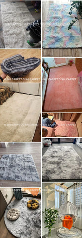 Plush Rugs Round Carpet For Living Room Sofa Foot Pad Fluffy Soft Kids Bedroom Cushion Balcony Hanging Basket Mat