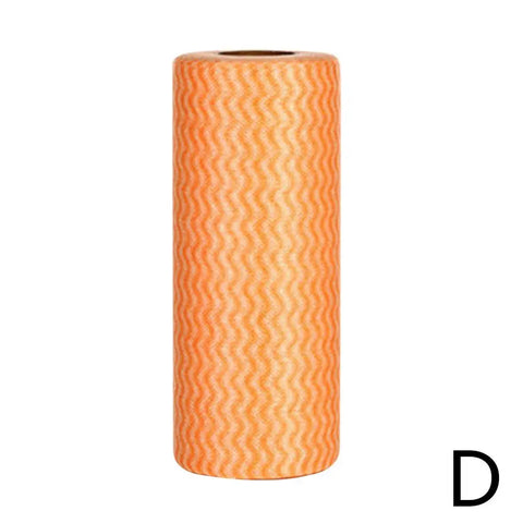 50 Paper Towel Roll Cleaning Cloth Disposable Cleaning Wipe Cloth Kitchen Household Dish Towel Cleaning Cloth Cleaning Towe S5I6