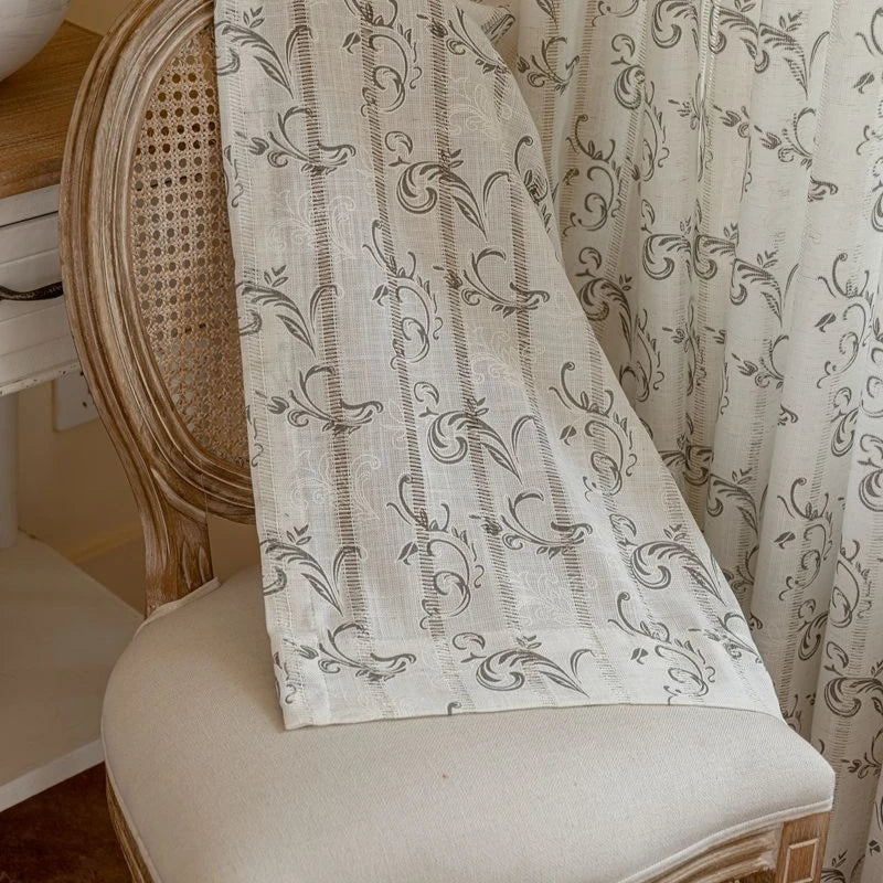 Custom Artistic Nature Print Curtains Breathable Blackout Curtains with Print Blackout Curtain for Translucent Bedrooms