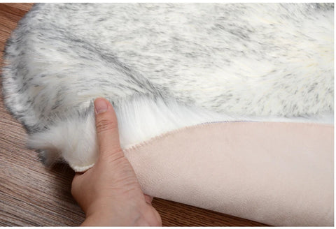 Thick White Carpet Soft Fur for Living Room Plush Rug Bedroom Imitation Wool Fluffy Floor Carpets Window Bedside Home Decor Rugs
