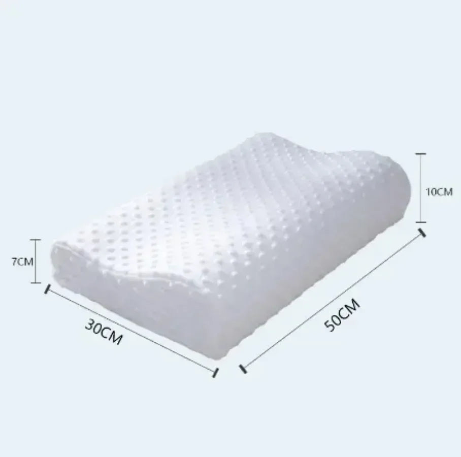 50*30cm Bamboo Fiber Pillow Slow Rebound Health Care Memory Foam Pillow Memory Foam Pillow Orthopedic Pillows Support NeckRelief