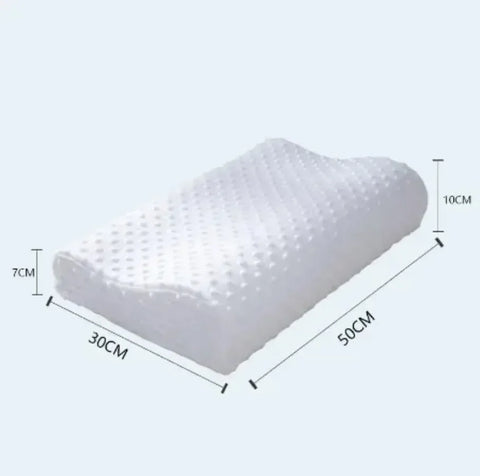 50*30cm Bamboo Fiber Pillow Slow Rebound Health Care Memory Foam Pillow Memory Foam Pillow Orthopedic Pillows Support NeckRelief