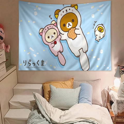 R-RilakkumaS Printed Large Wall Tapestry Hanging Tarot Hippie Wall Rugs Dorm Art Home Decor
