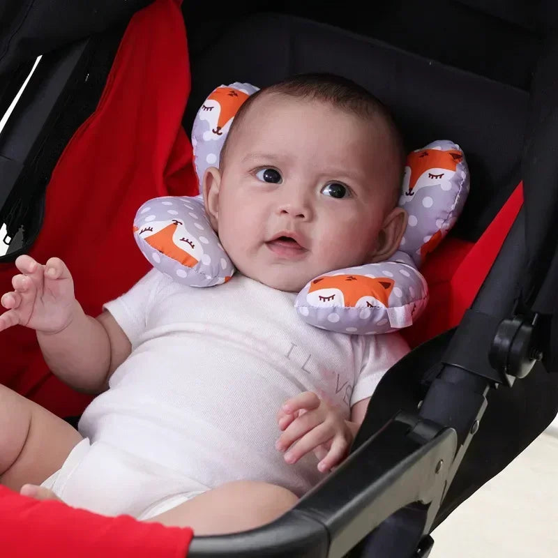 Baby Travel Pillow for Head and Neck, Upgraded Baby Support Pillow, Baby Neck Pillows for Car Seat,Pushchair,Travel