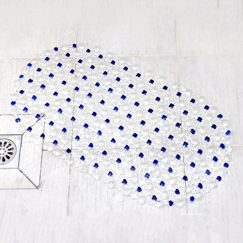 Hot PVC Anti-skid Bath Mats Soft Anti-slip Shower Mat Massage Mat with Suction Cup Non-slip Bathtu Bath Mat Bathroom Accessories