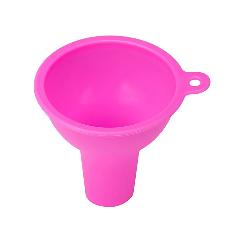 7CM Silicone Wide-Mouth Funnel Wide Mouth And Large Diameter Funnel Pour Oil Milk Powder Beans Dispense Funnel Kitchen Tool